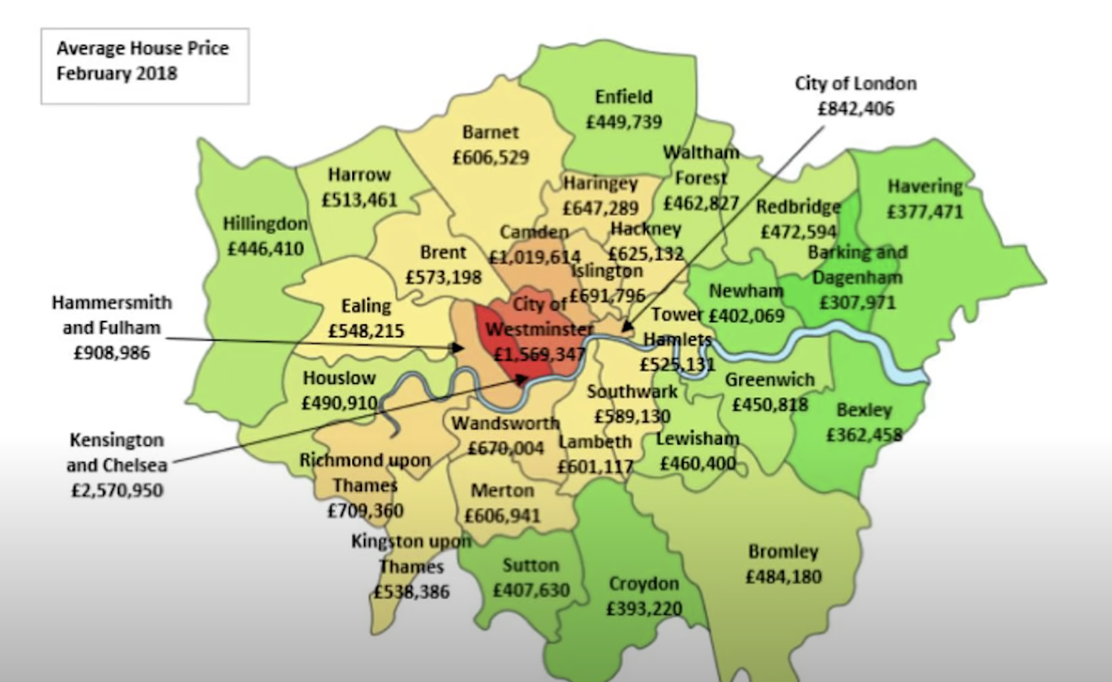 Районы в лондоне